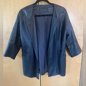Leather Blazer